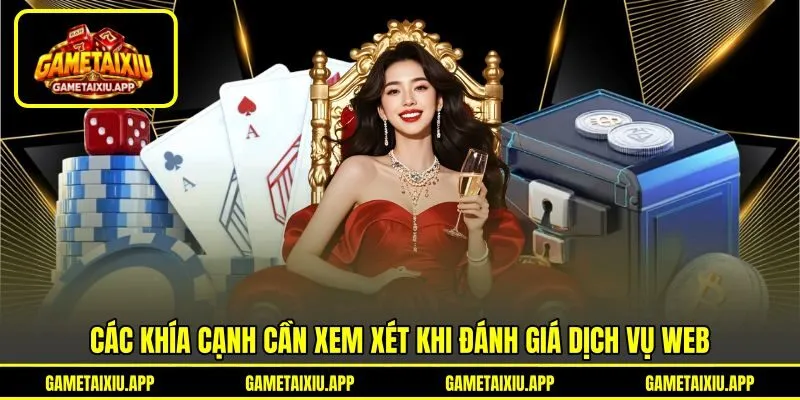 Các khía cạnh cần xem xét khi đánh giá dịch vụ web