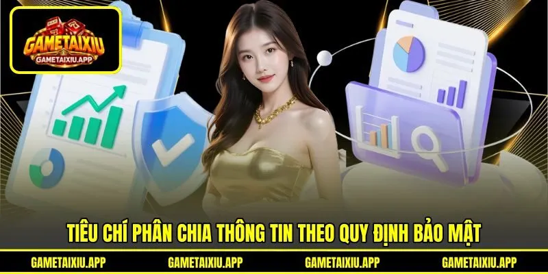 Tiêu chí phân chia thông tin theo quy định bảo mật